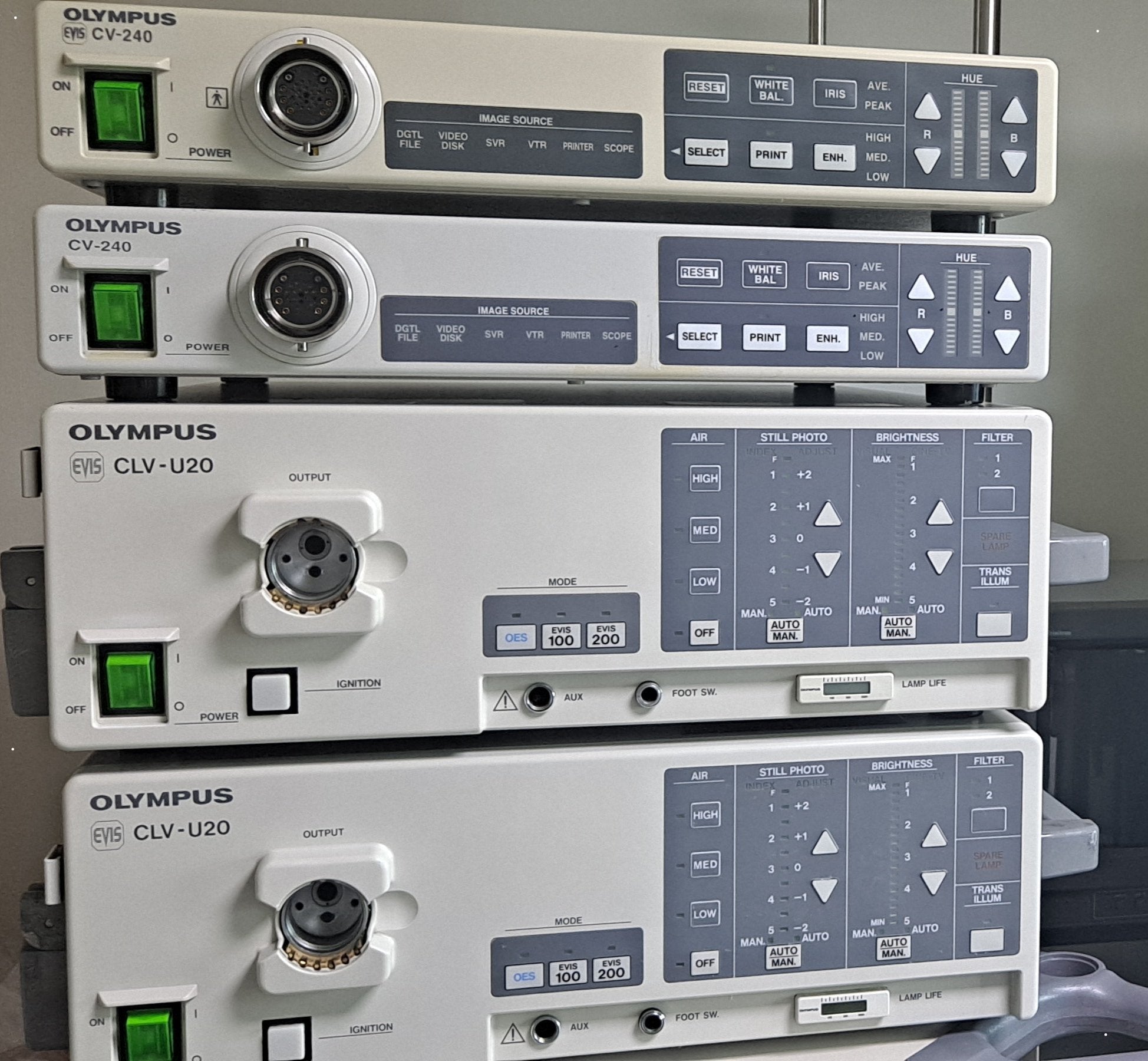 Used Olympus CV240 CV100 Processor
