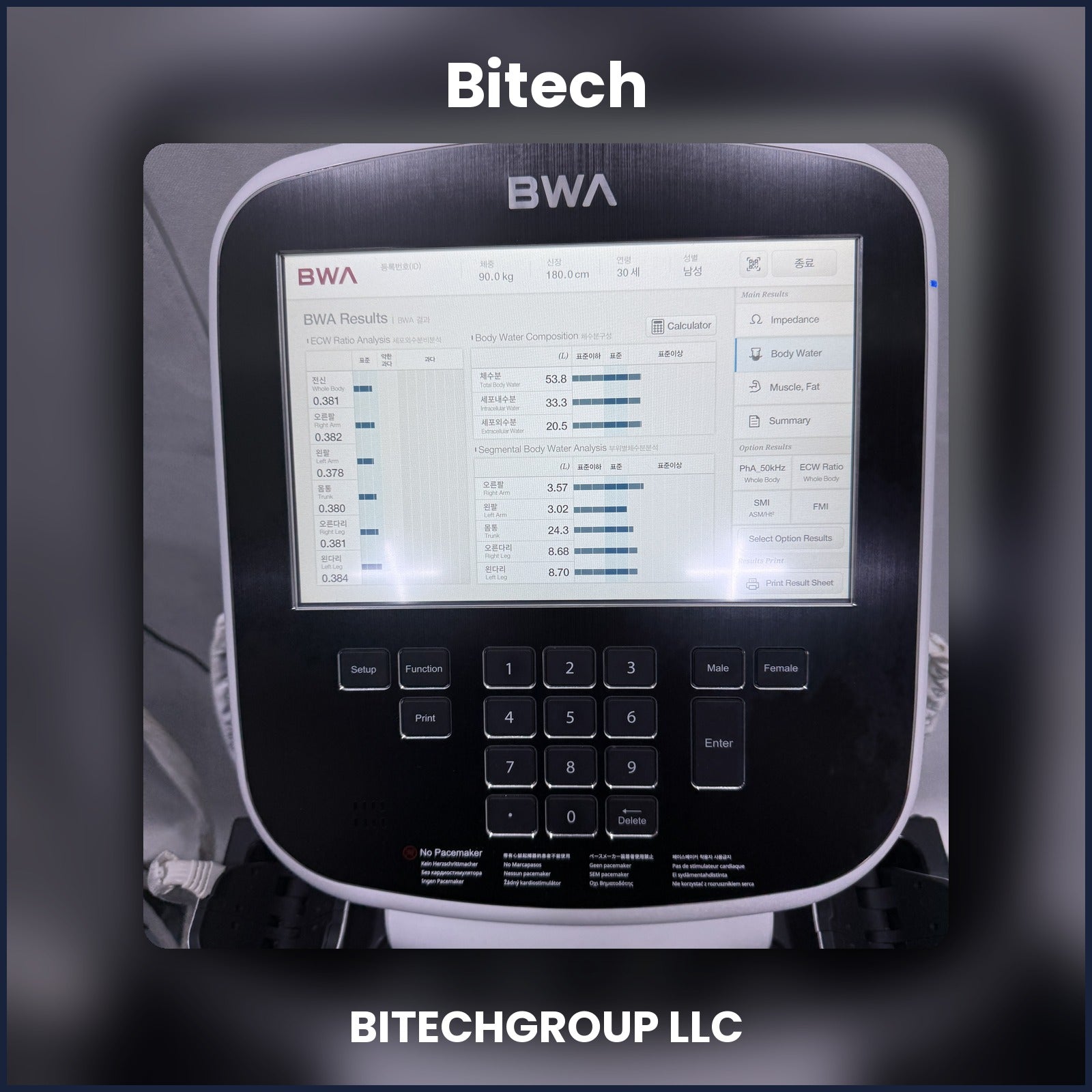 InBody BWA 2.0 Body Water Analyzer | Bitech Group