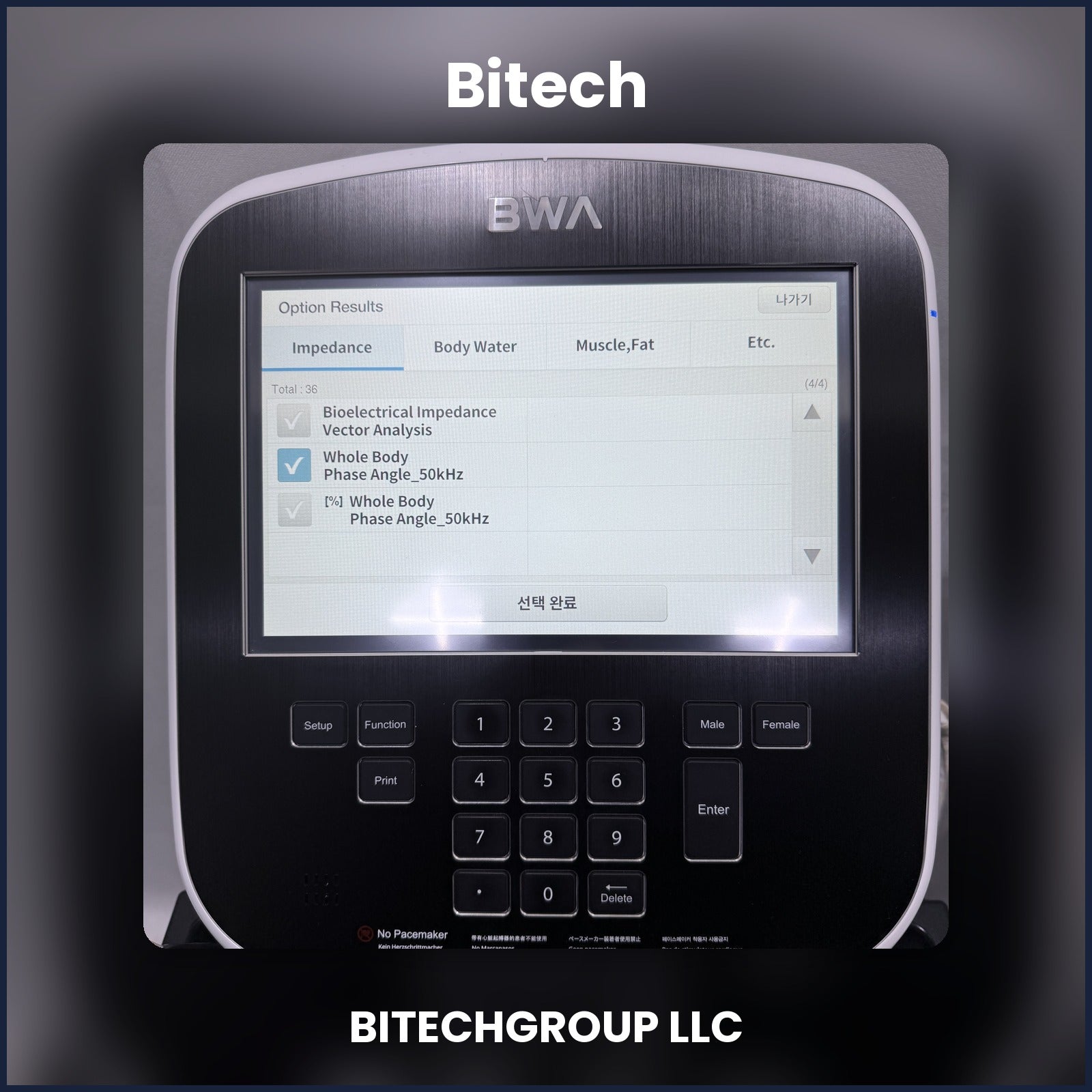 InBody BWA 2.0 Body Water Analyzer | Bitech Group