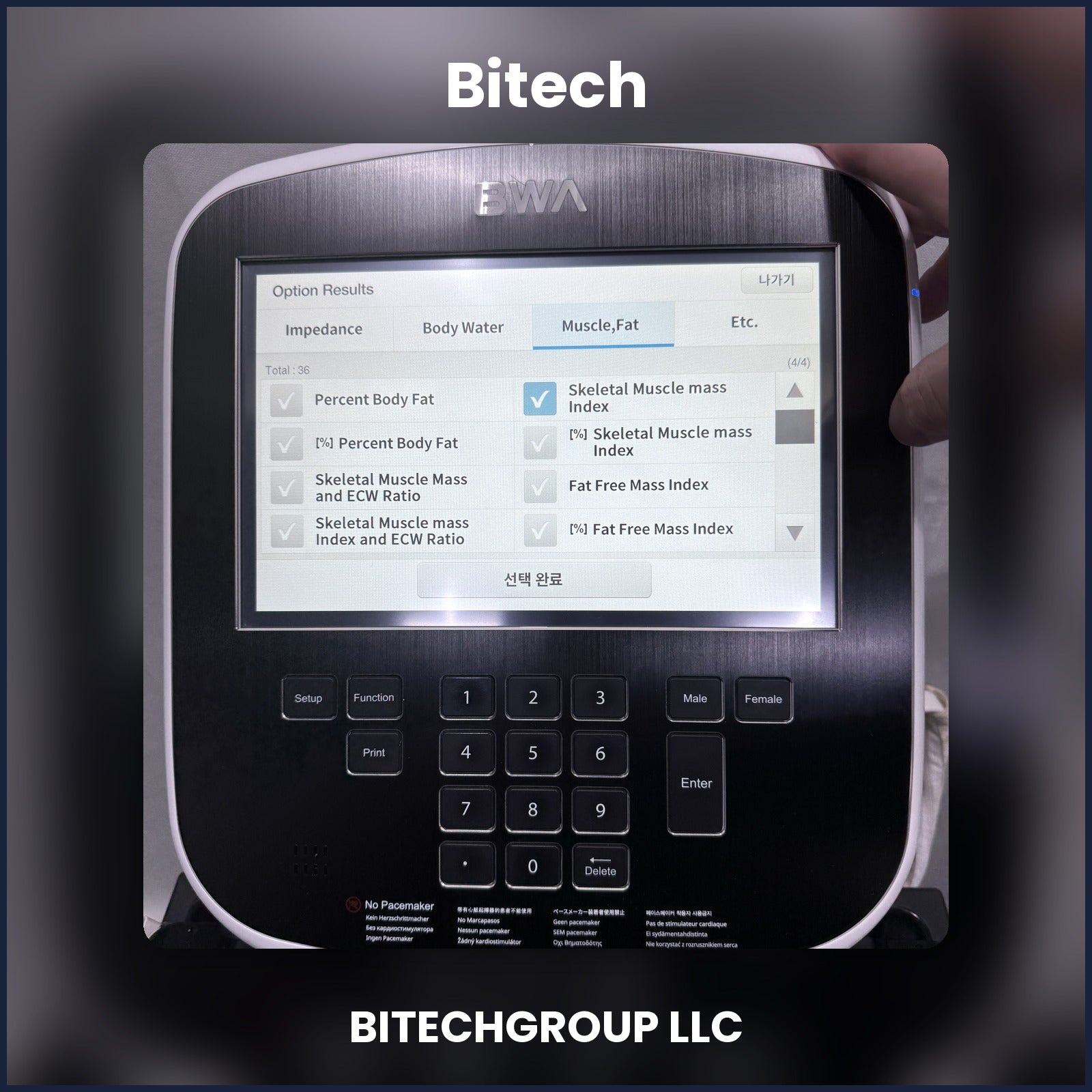 InBody BWA 2.0 Body Water Analyzer | Bitech Group