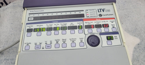 Carefusion LTV1200 Portable Respiratory Device With Power Supply