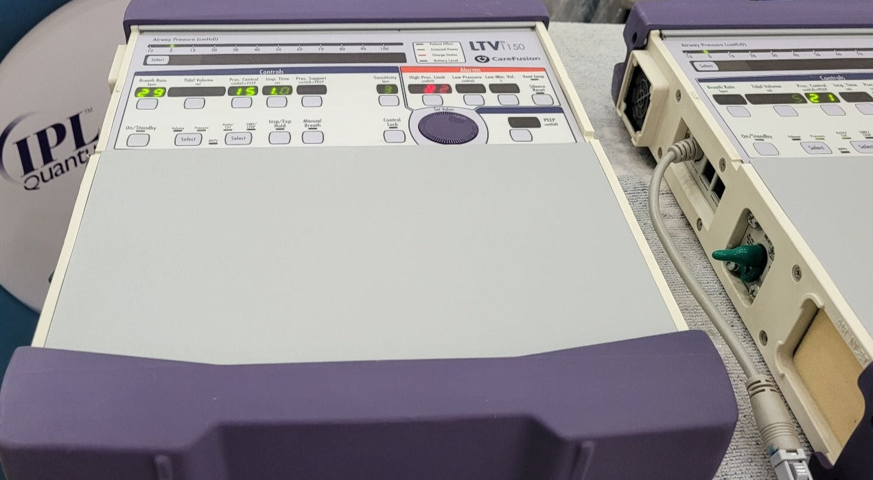 Used Carefusion LTV1150 Wih Power Supply Cable