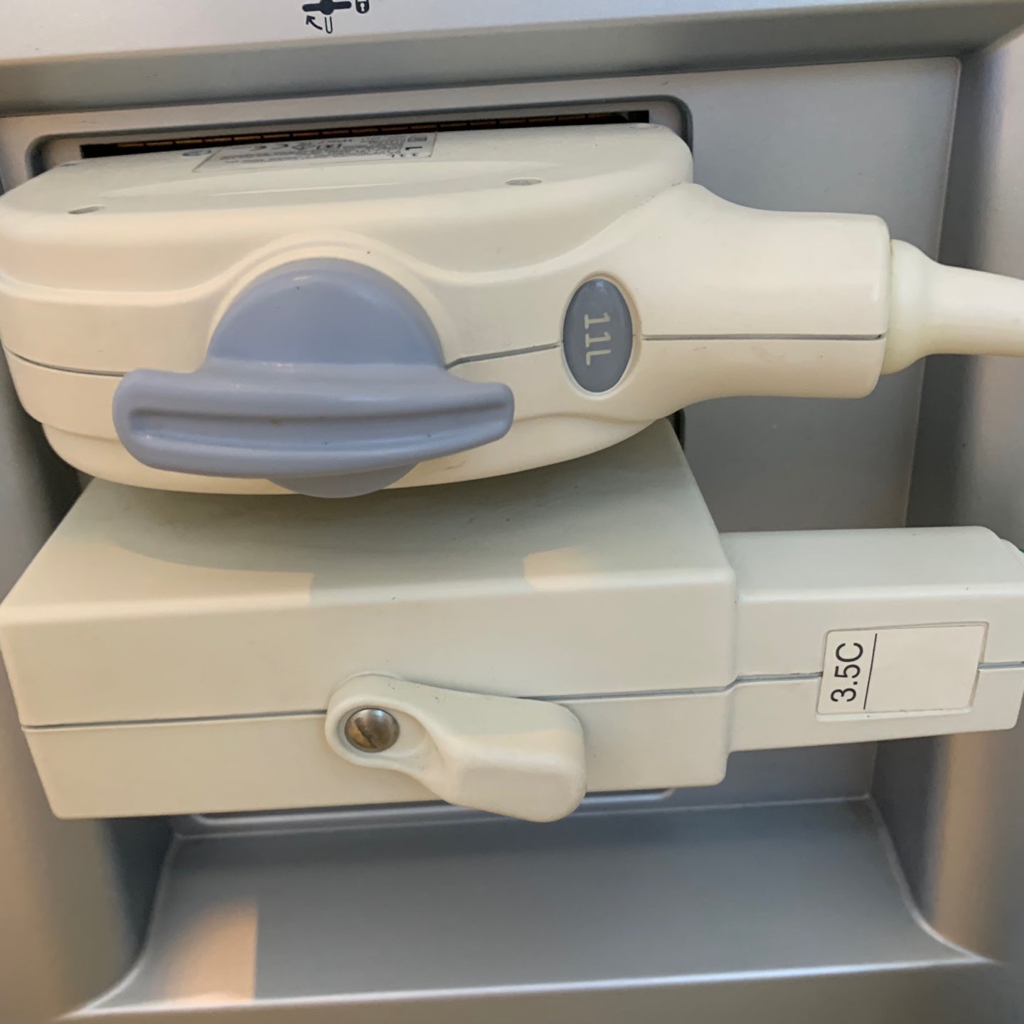Used GE Logiq P5 Ultrasound Unit with Linear Probe Convex Probe