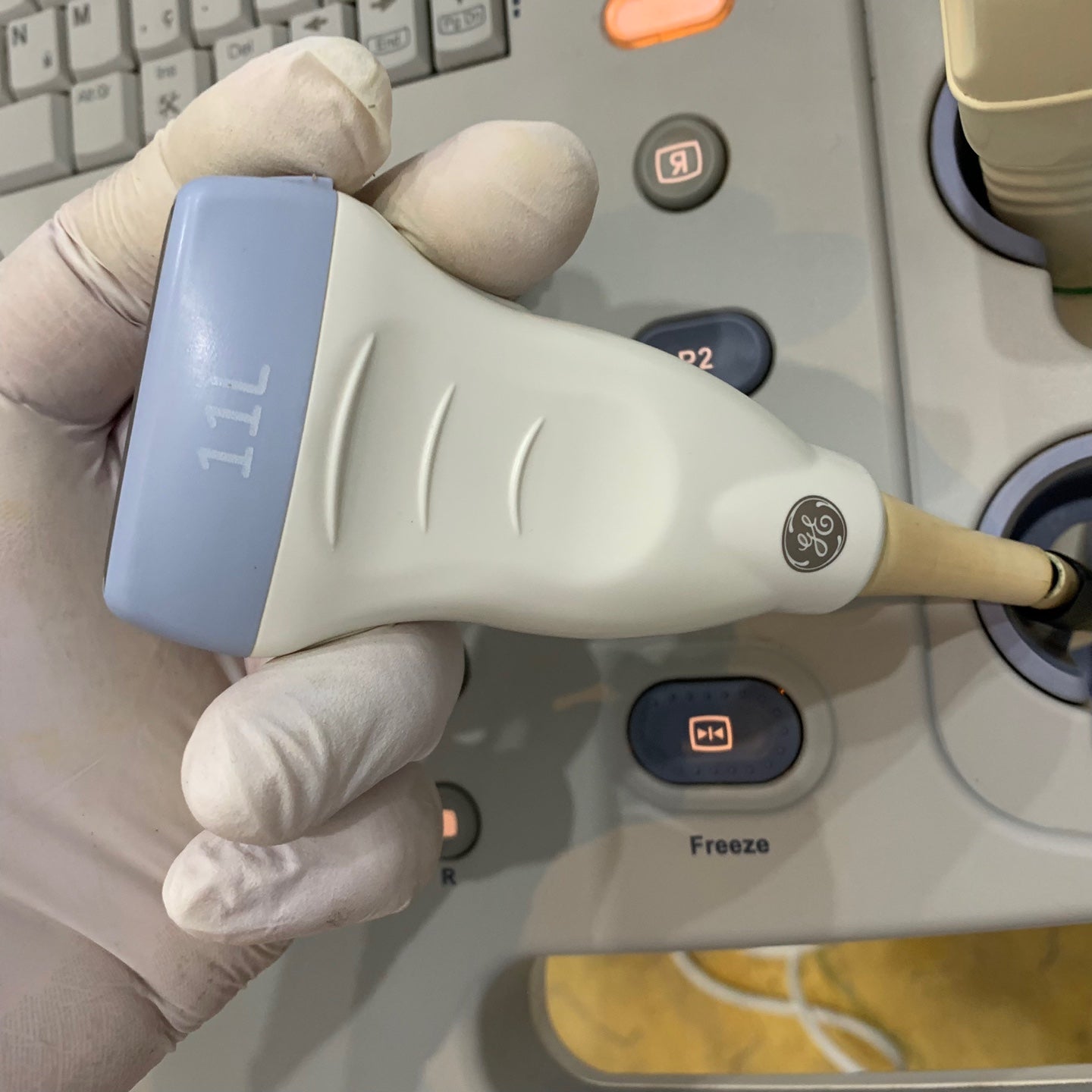 Used GE Logiq P5 Ultrasound Unit with Linear Probe Convex Probe