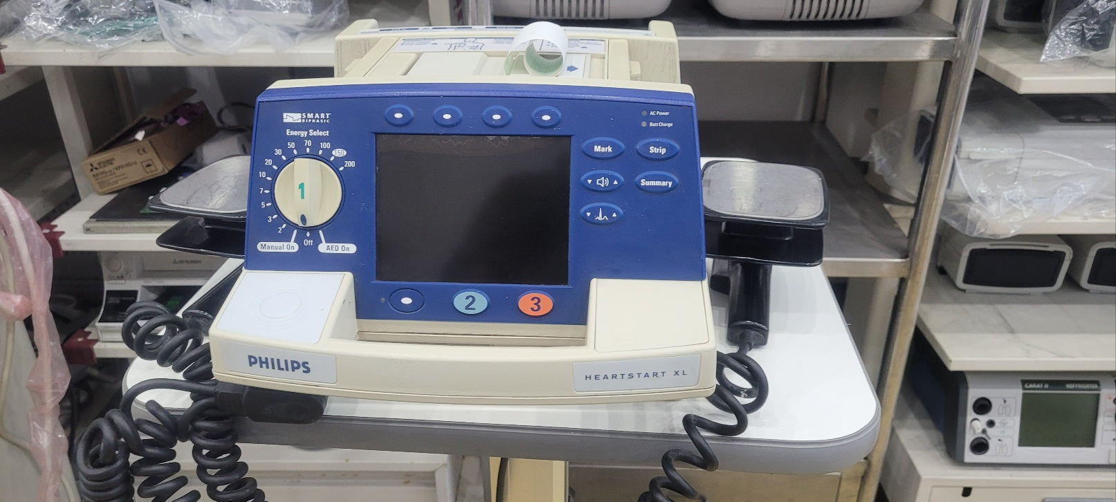 Used Philips Heartstart XL defibrillator medical equipment