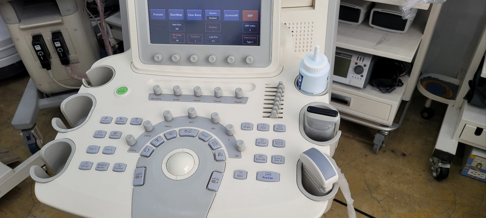 Used Medison Accuvix V20 Ultrasound with Convex Linear Probe
