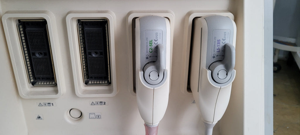 Used Medison Accuvix V20 Ultrasound with Convex Linear Probe