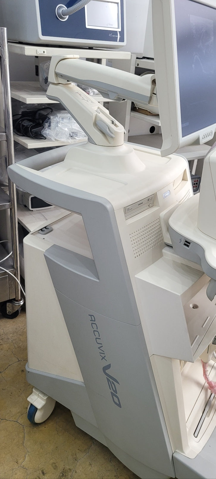 Used Medison Accuvix V20 Ultrasound with Convex Linear Probe