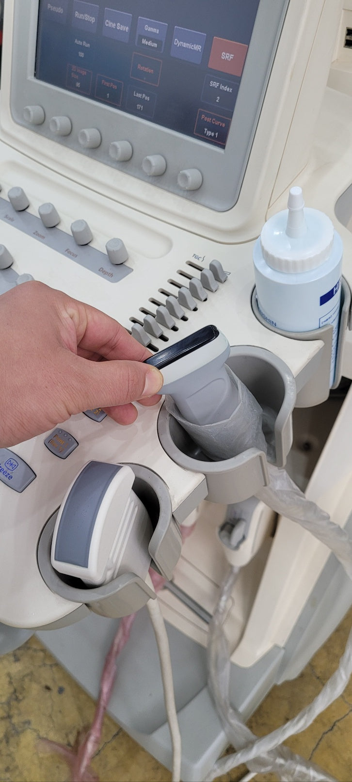 Used Medison Accuvix V20 Ultrasound with Convex Linear Probe