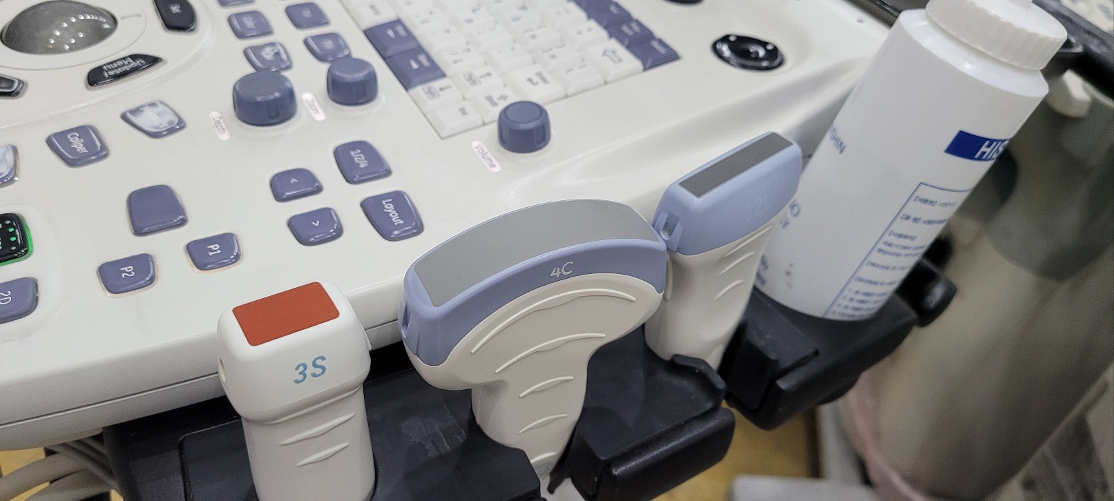 Used GE vivid S5 with Cardiac Convex Linear 3Probe