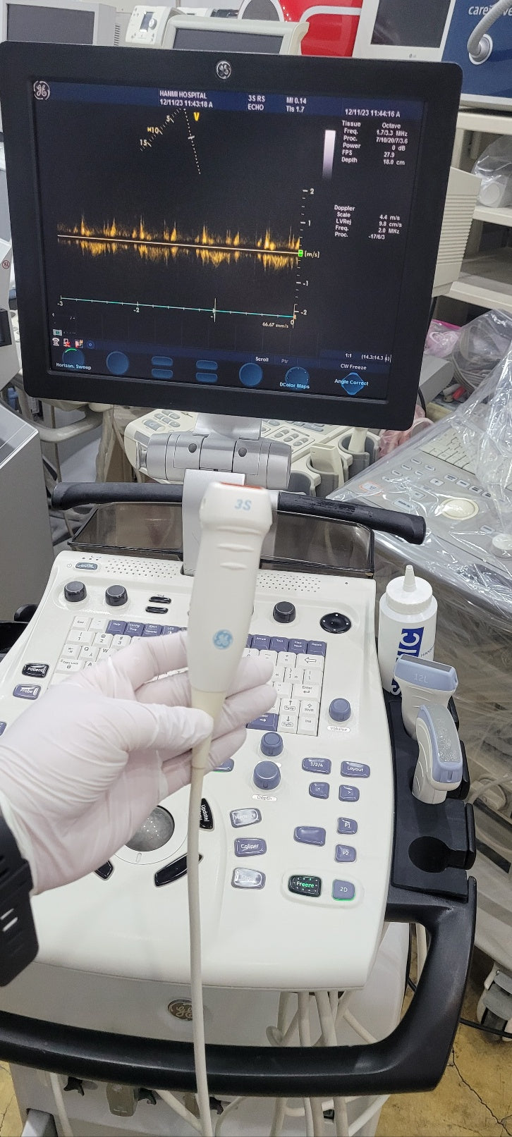 Used GE vivid S5 with Cardiac Convex Linear 3Probe