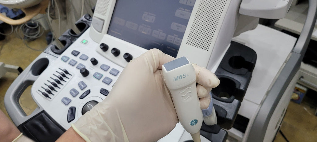 GE Vivid E9 XDClear with M5Sc Cardiac & 11L Linear 2 Probes