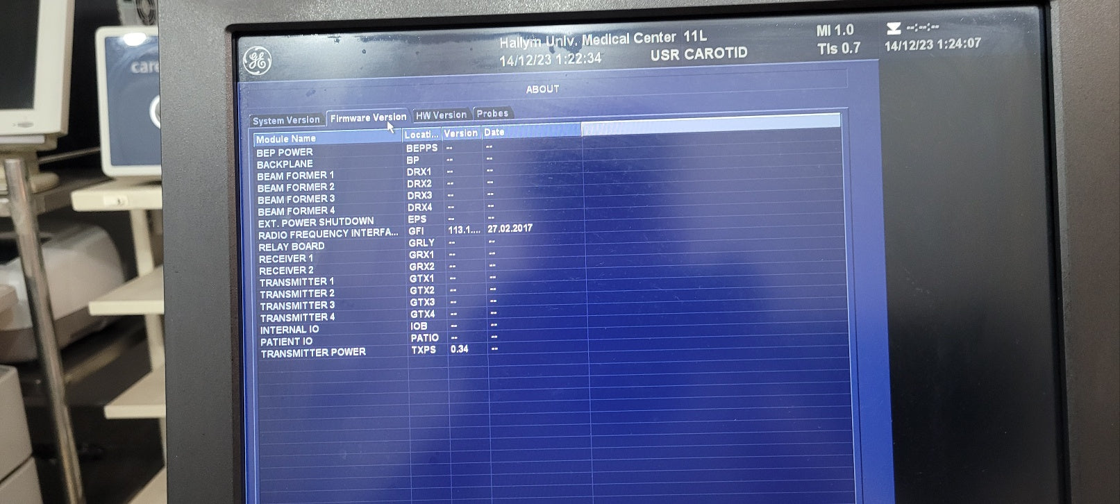 GE Vivid E9 XDClear with M5Sc Cardiac & 11L Linear 2 Probes