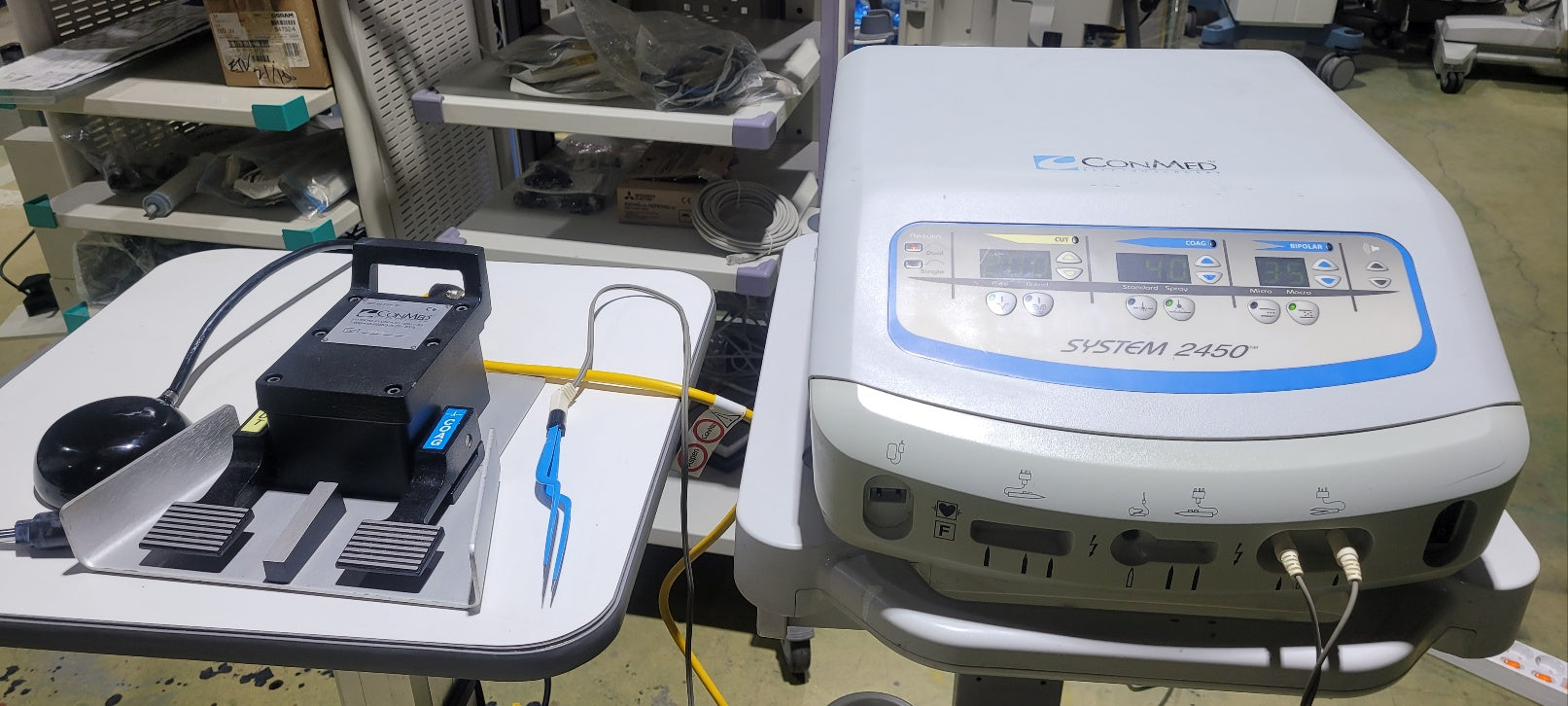 Used Conmed System 2450 System ElectroSurgical Unit