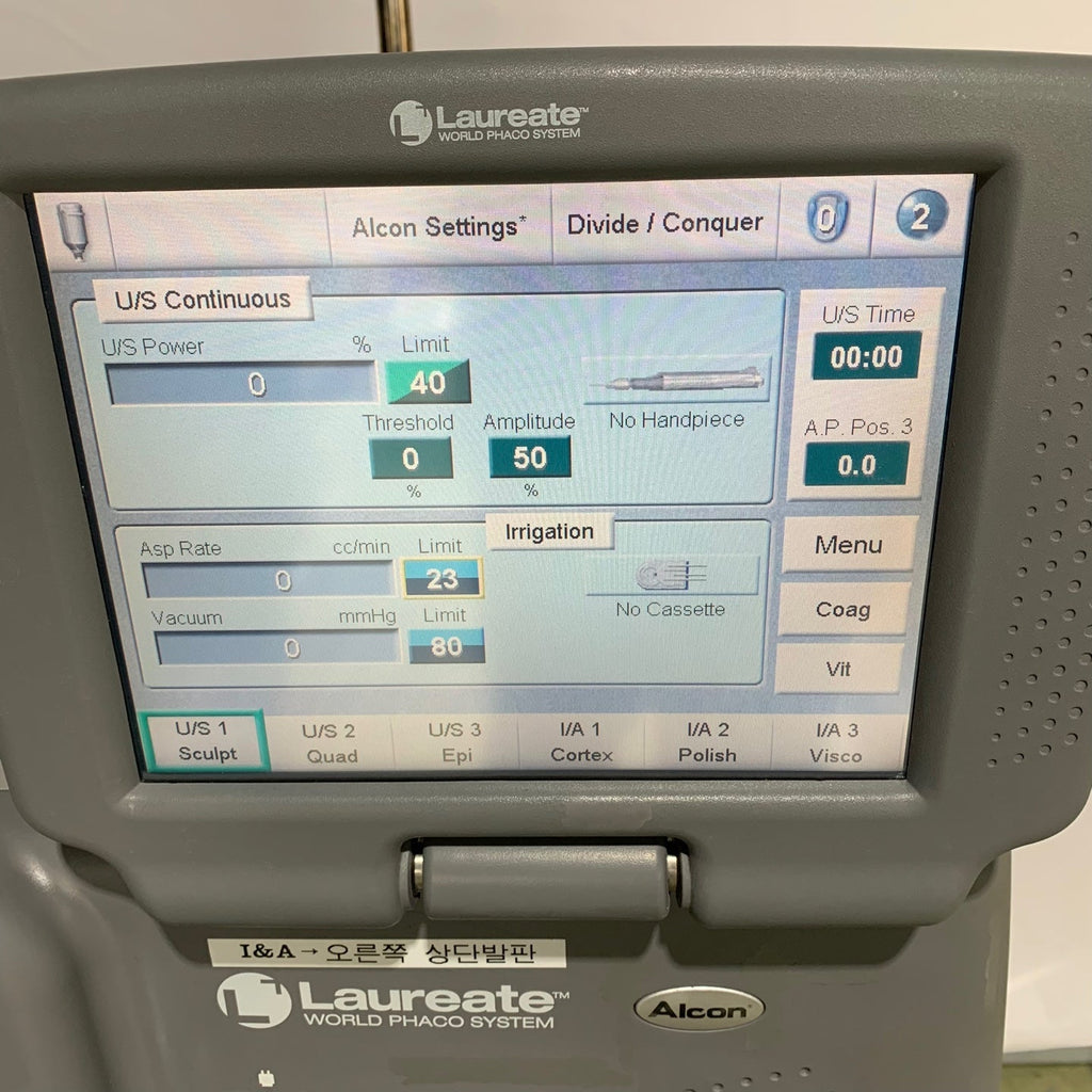 Used Alcon Laureate World Phaco System Ophthalmic Equipment