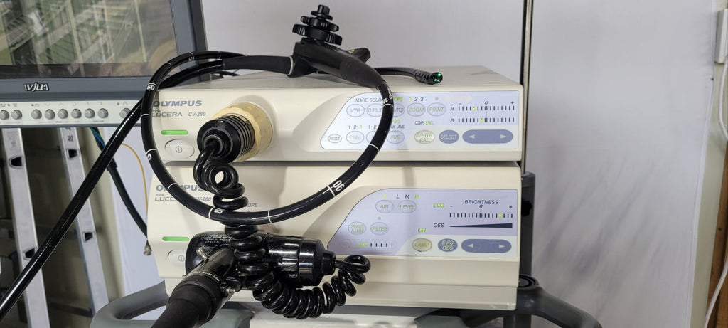 Used Olympus CV260 GIF-260J Gastroscope Endoscopy System
