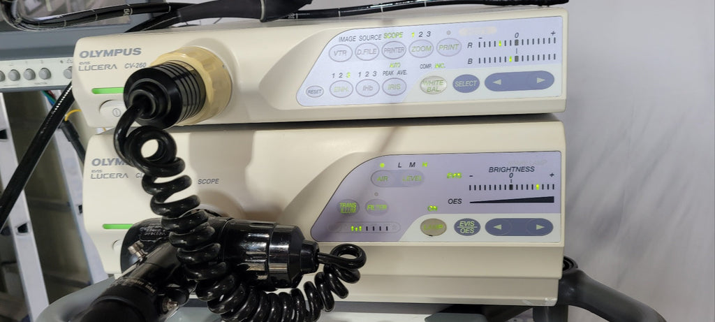 Used Olympus CV260 GIF-260J Gastroscope Endoscopy System