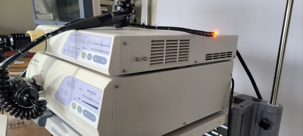 Used Olympus CV260 Processor CLV260 LightSource Pigtail Cable GIF-260J Gastroscope Endoscopy System