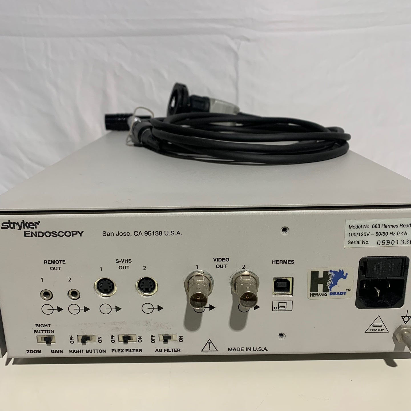 Used Stryker 688 Video Camera Digital System For Endoscopy