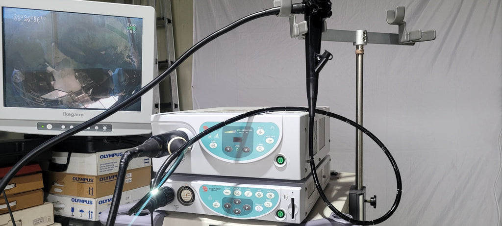 Used Fujinon Gastroscope EG-590WR System 4400 Processor Lightsource