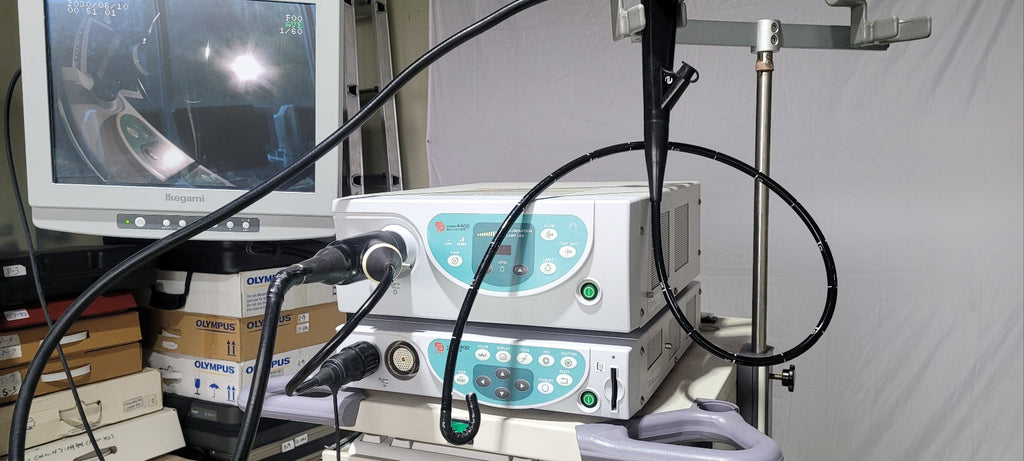 Used Fujinon Gastroscope EG-590WR System 4400 Processor Lightsource
