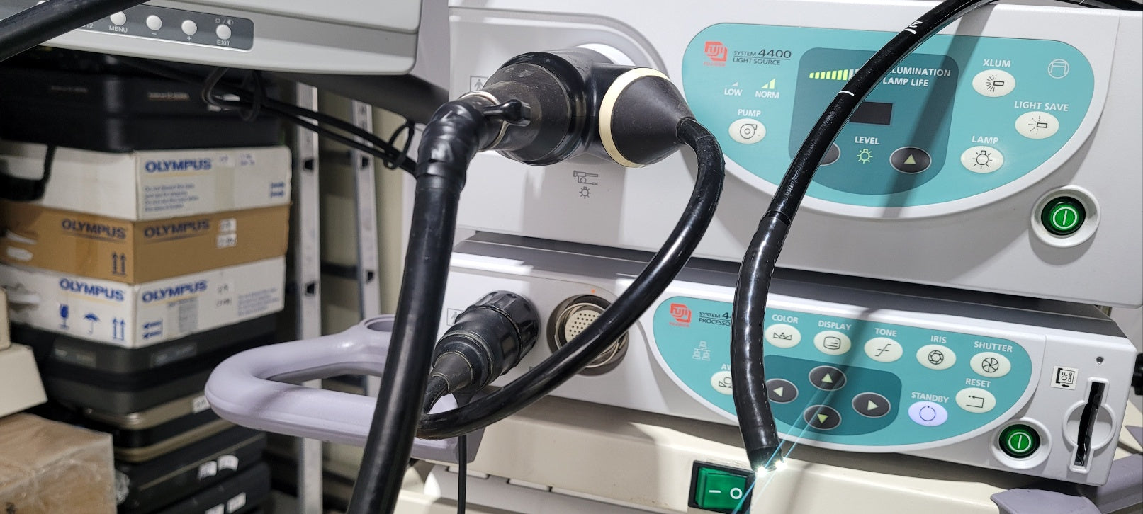 Used Fujinon Gastroscope EG-590WR System 4400 Processor Lightsource