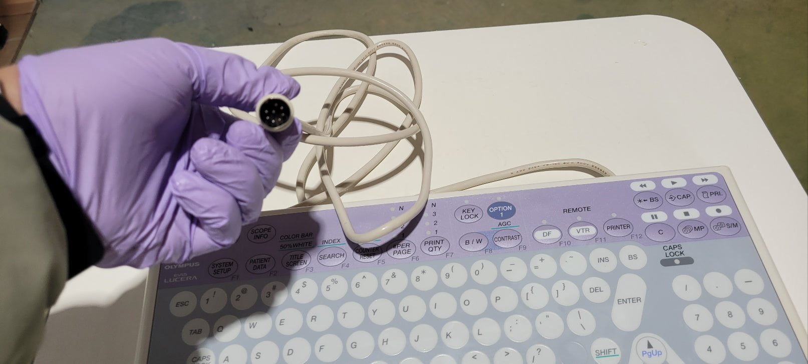 Used Olympus MAJ-1155 Keyboard CV260 Endoscope