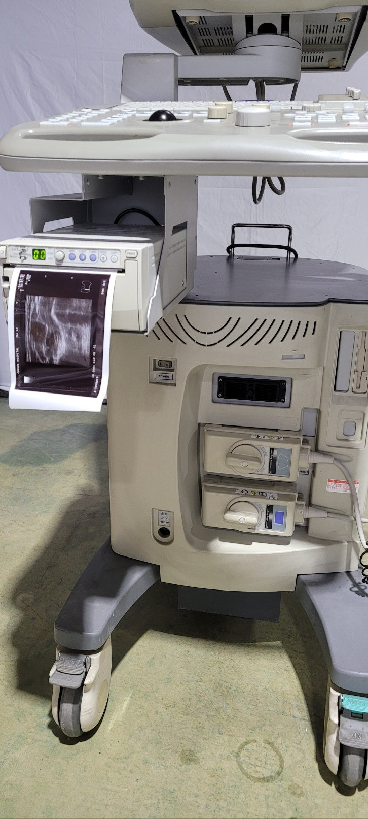 Used Aloka Prosound SSD-3500SV with 2Probe Convex Linear Transducer