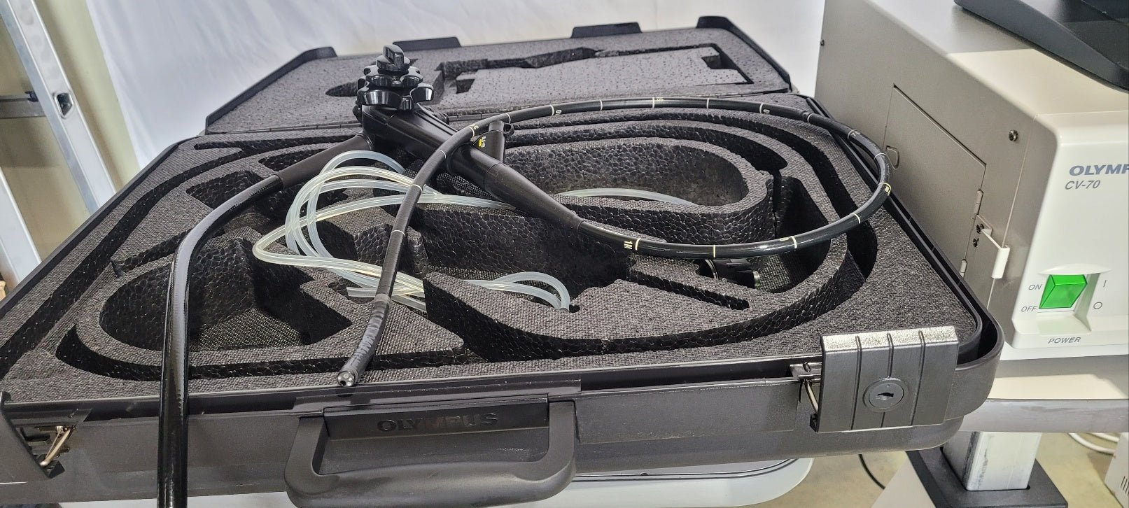 Used Olympus GIF-V70 Gastroscope With CV70 and Sony LCD Monitor