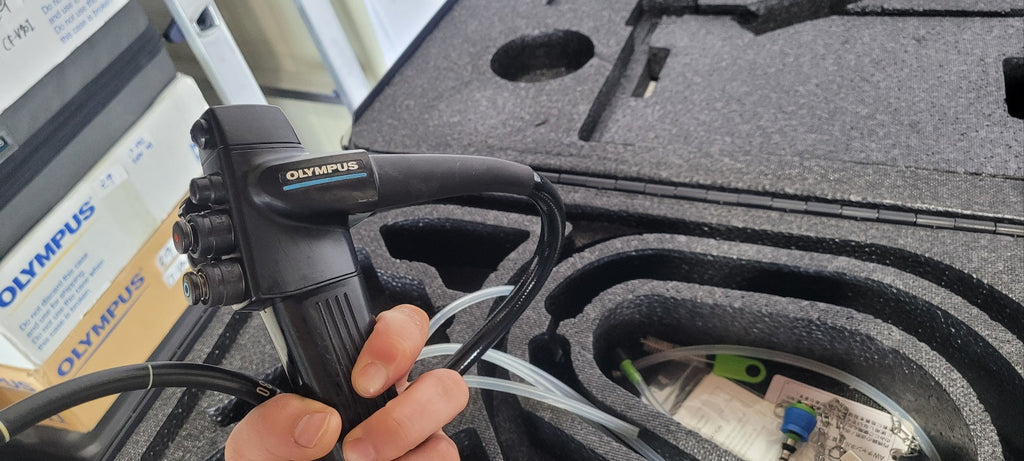 Used Olympus GIF-V70 Gastroscope With CV70 and Sony LCD Monitor