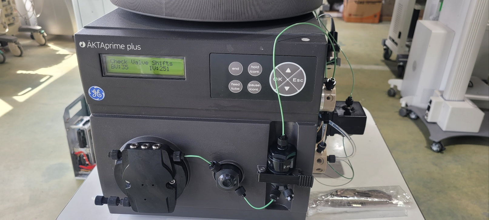 GE AKTA Prime Plus Chromatography with Primeview