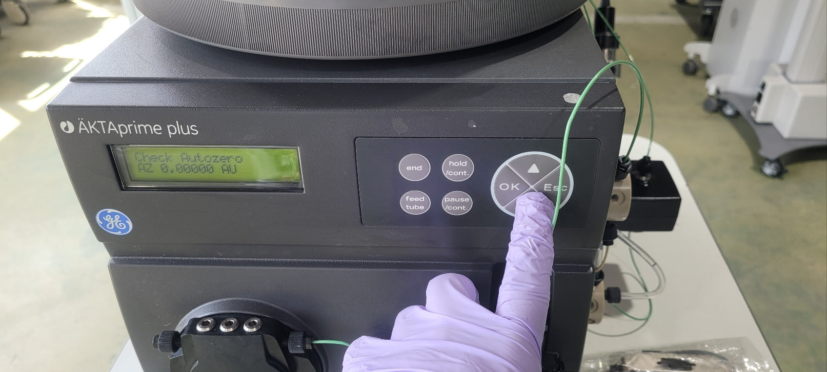 GE AKTA Prime Plus Chromatography with Primeview