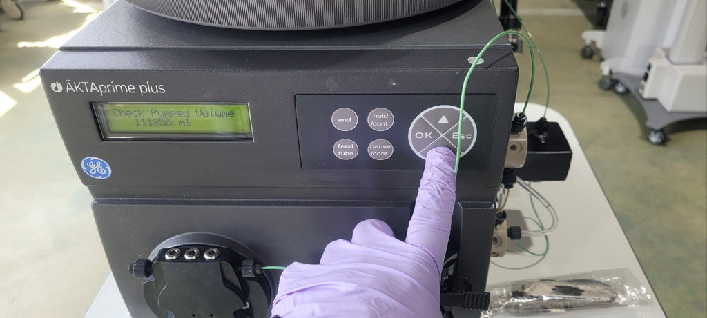 GE AKTA Prime Plus Chromatography with Primeview