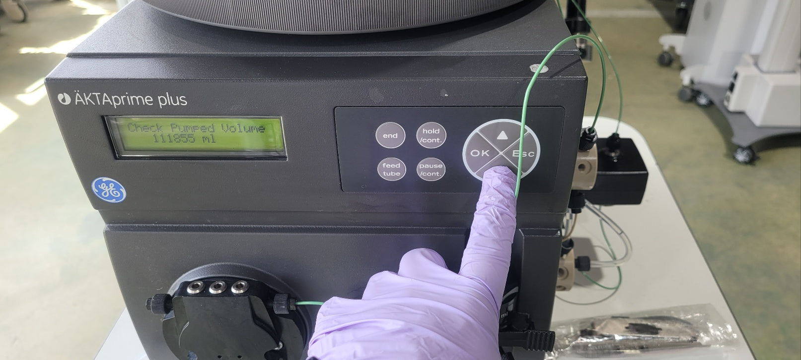 GE AKTA Prime Plus Chromatography with Primeview