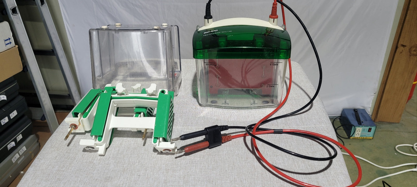 Used Biorad Mini Protean Tetra Cell With Trans Blot Module