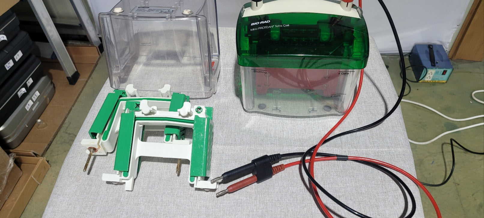 Used Biorad Mini Protean Tetra Cell With Trans Blot Module