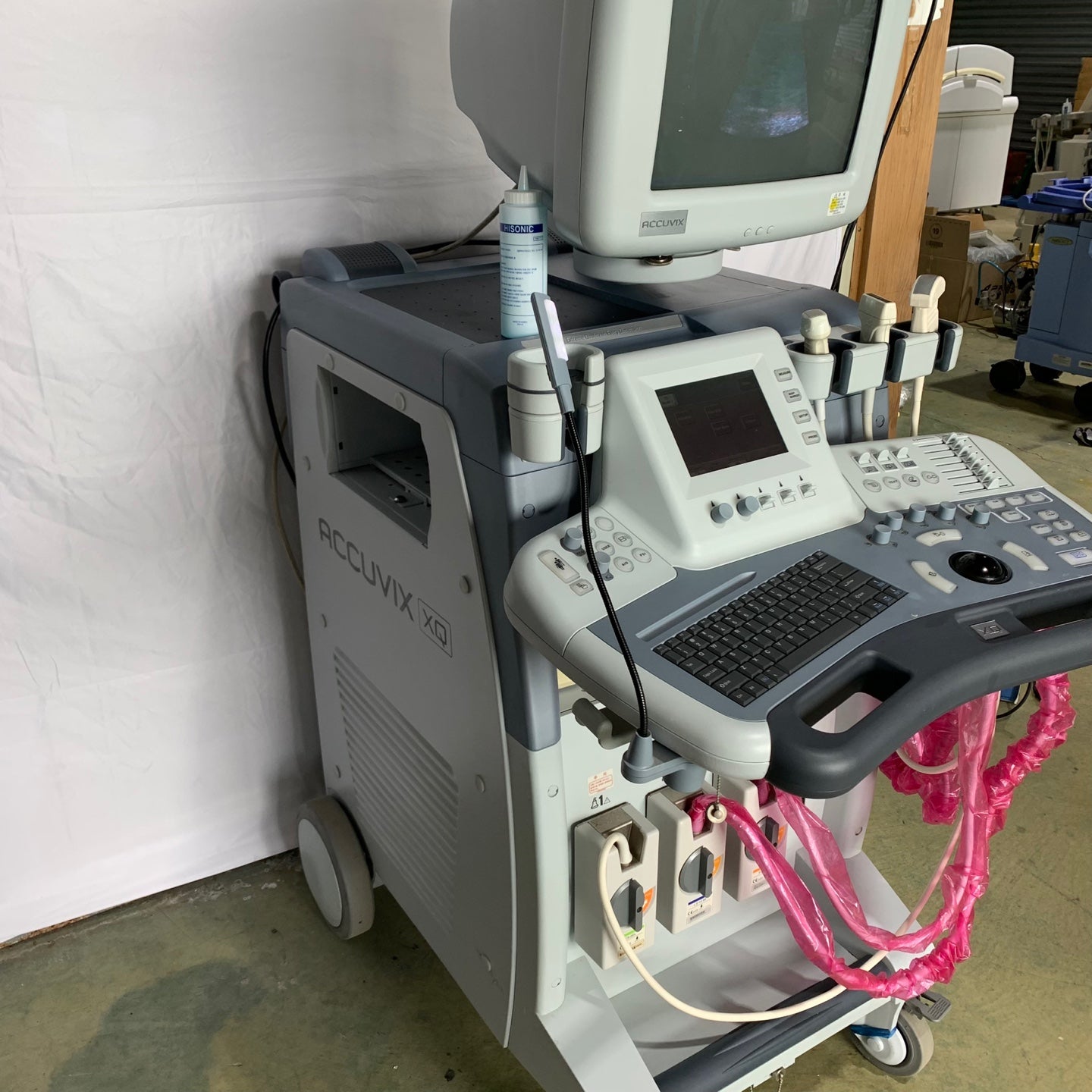 Used Medison Accuvix XQ 3D Ultrasound With 3Probes