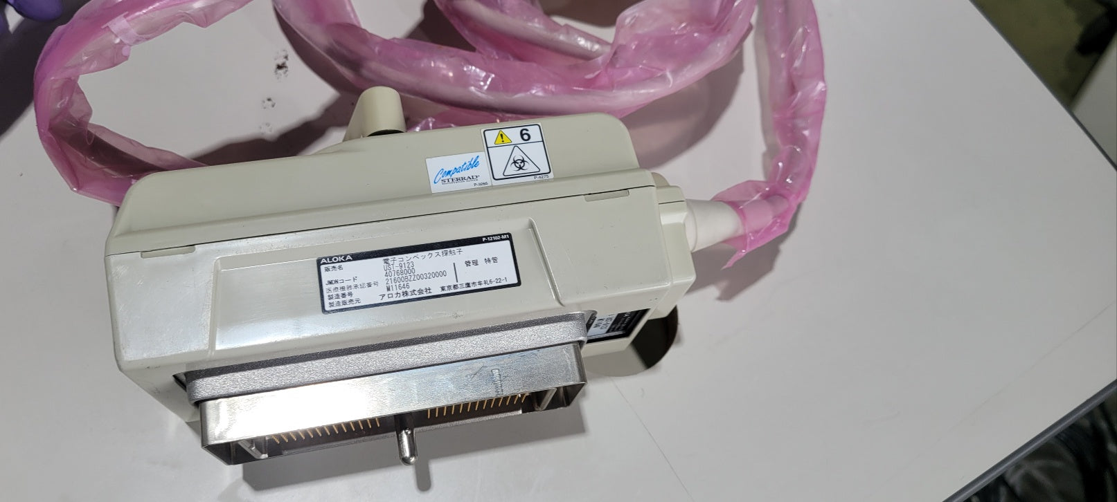 Aloka UST-9123 Convex Ultrasound Probe Transducer