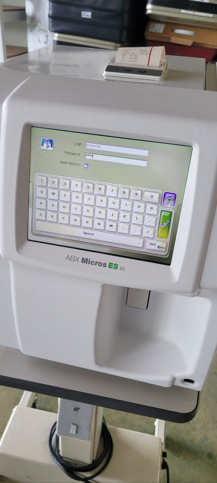 Used HORIBA ABX Micros ES 60 CBC Cellcounter