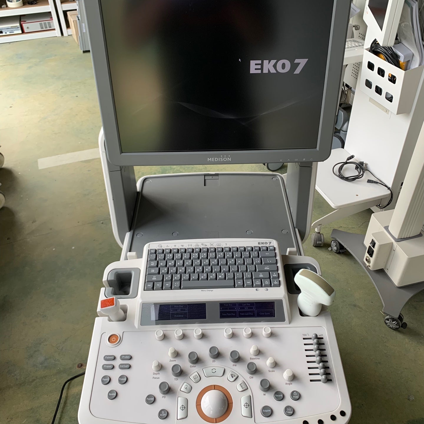 Medison EKO7 Ultrasound With Cardiac and Convex Probes