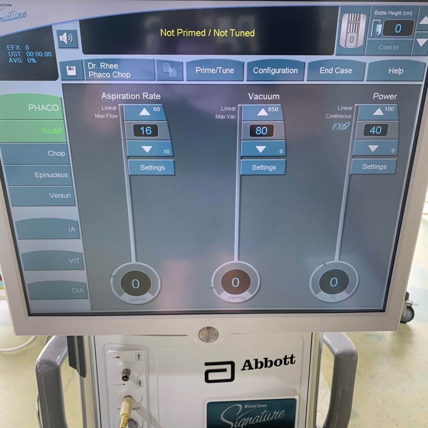 Used Abbott Whitestar Signature Phacoemulsifier