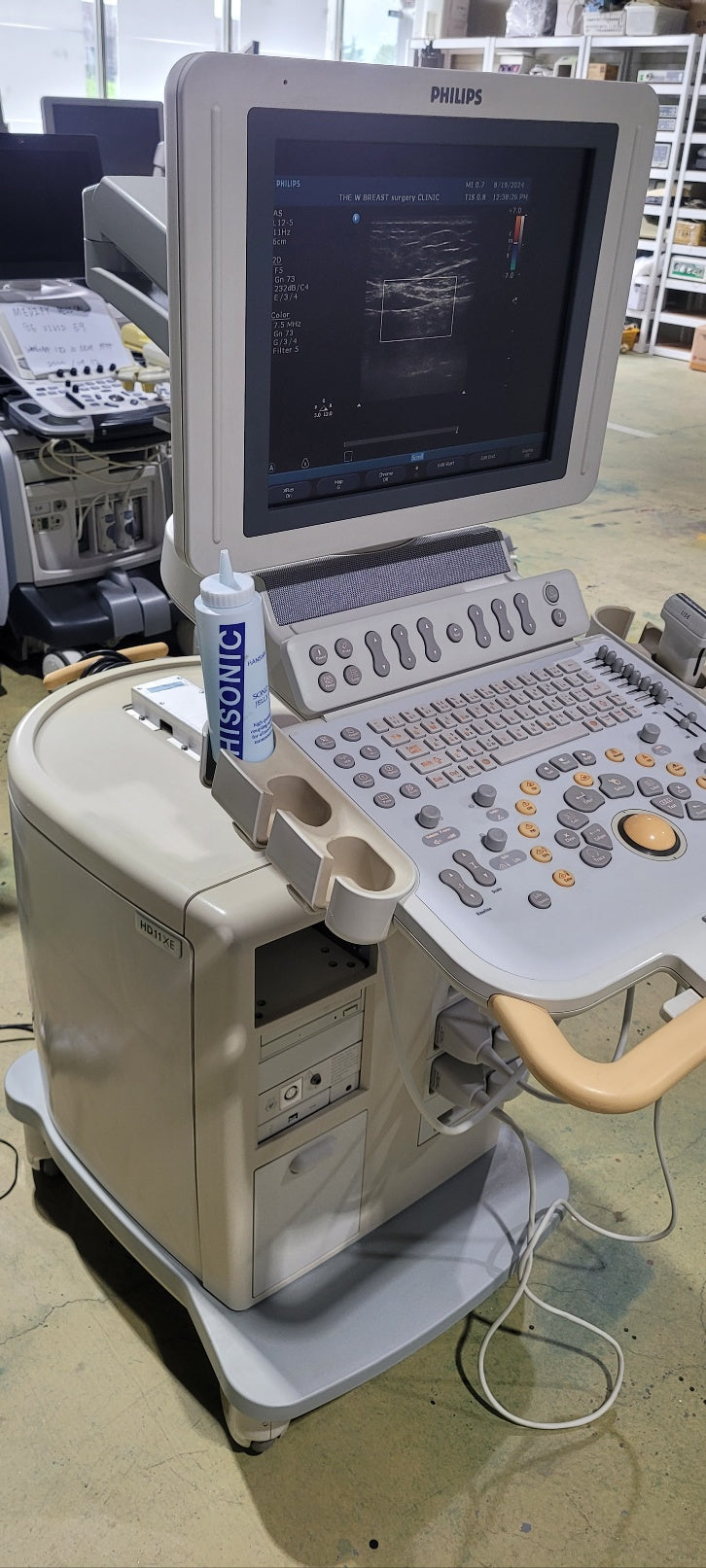 Philips HD11XE with S8-3 Cardiac & L12-5 Linear 2 Probes