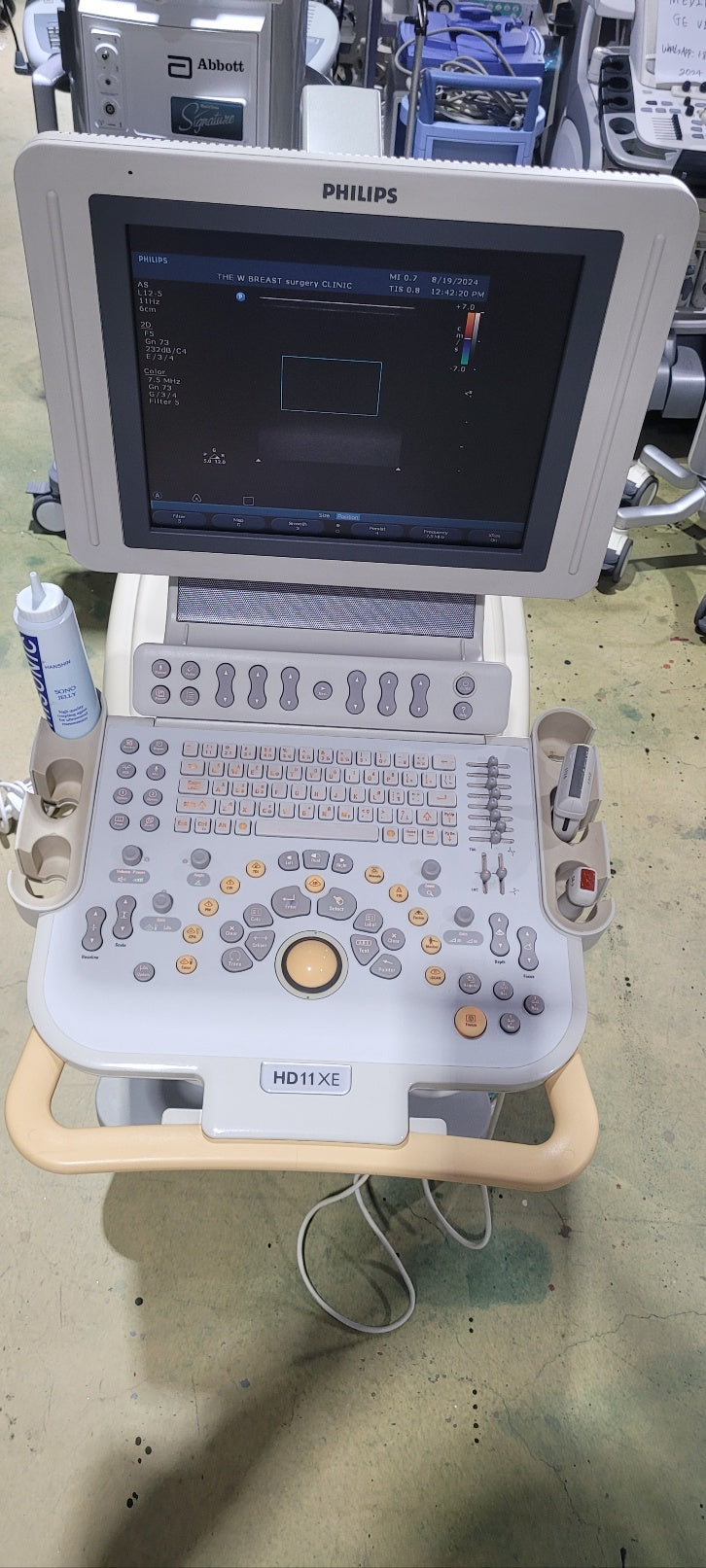 Philips HD11XE with S8-3 Cardiac & L12-5 Linear 2 Probes