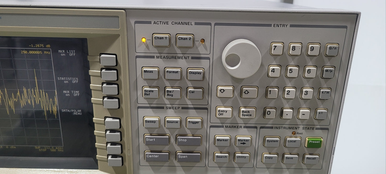 Used Hewlett Packard 4395A Network Spectrum Impedance Analyzer