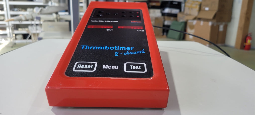 Used Behnk Elektronik Thrombotimer 2 channel Autostart System