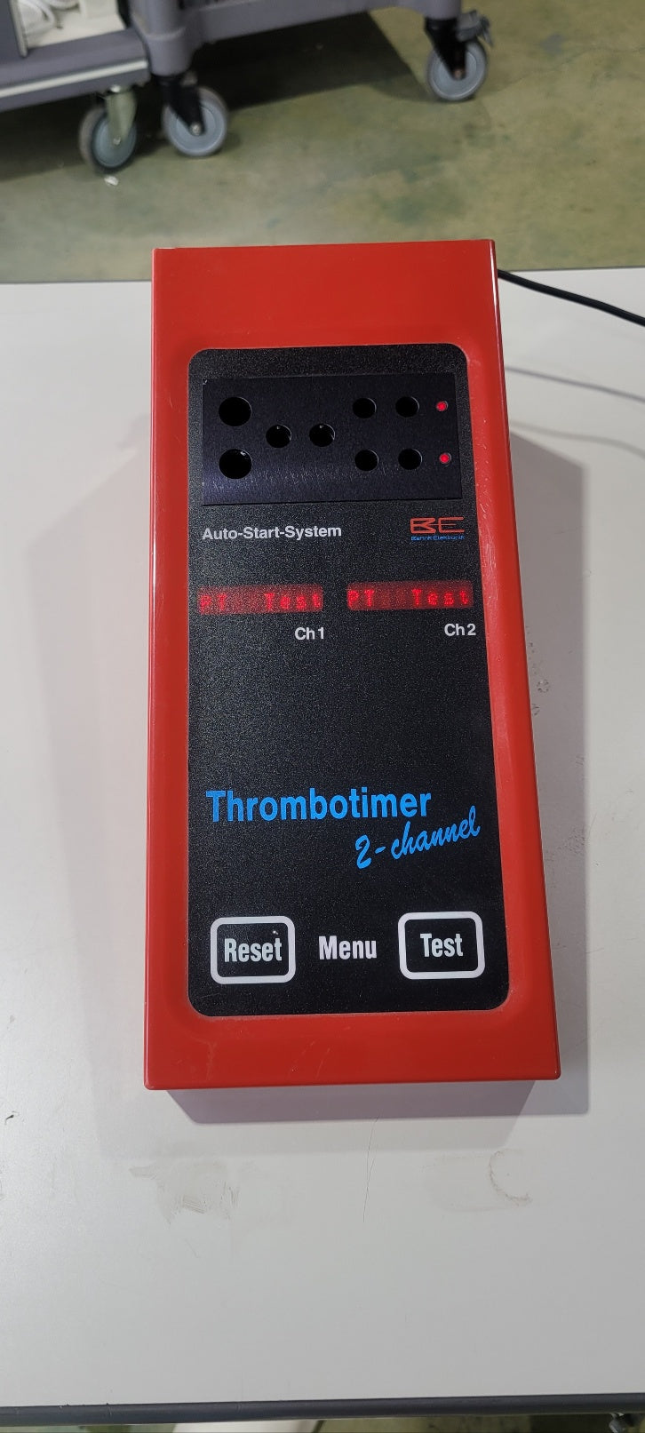 Used Behnk Elektronik Thrombotimer 2 channel Autostart System