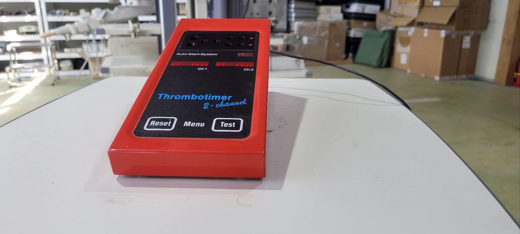 Used Behnk Elektronik Thrombotimer 2 channel Autostart System