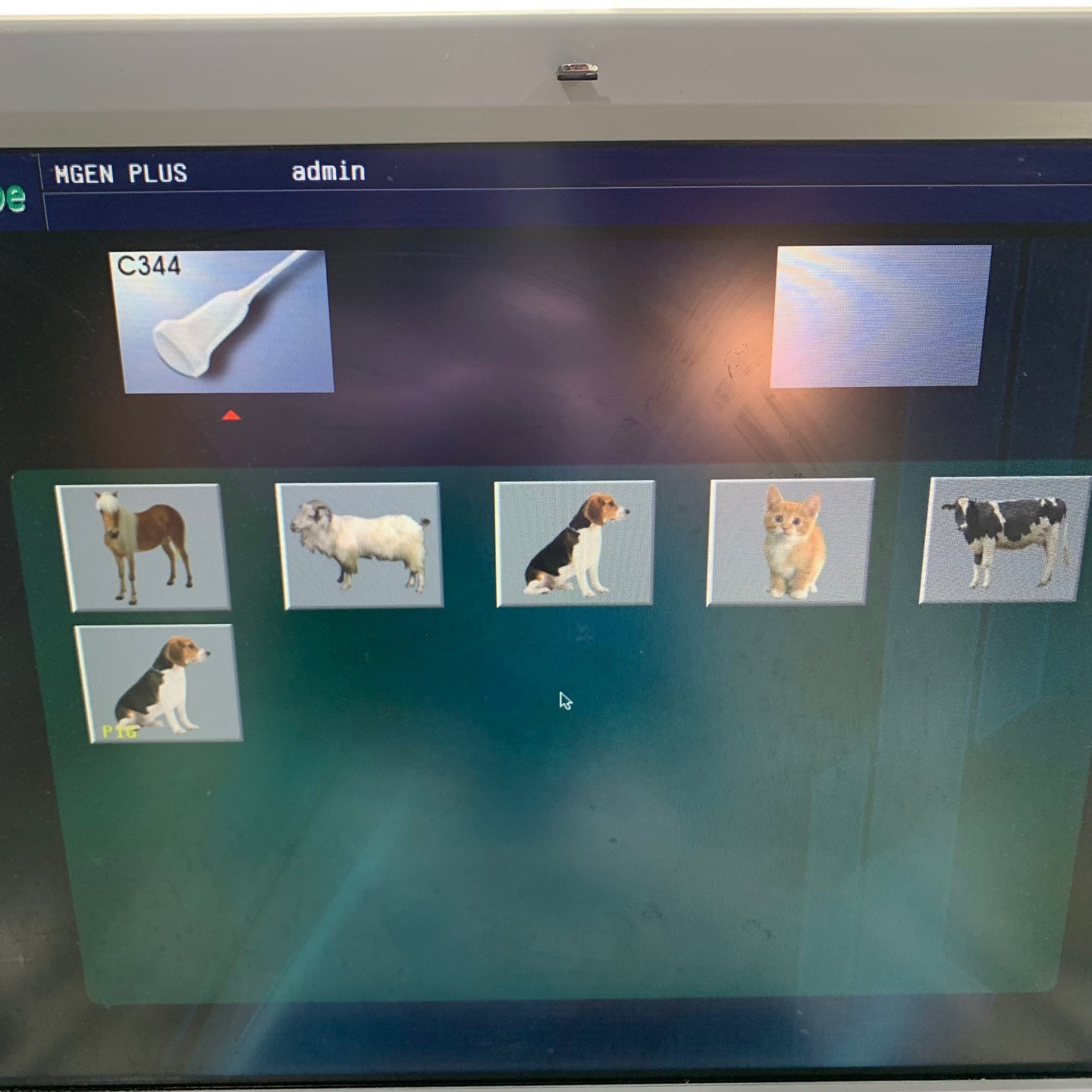 Used Sonoscape S6V Portable VET Ultrasound Convex Probe Medical Equipment