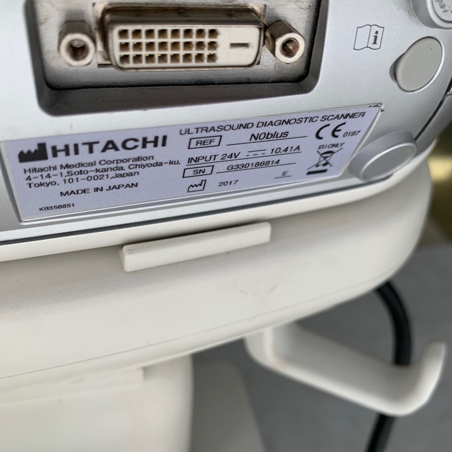 Used Aloka hitachi noblus ultrasound with pentax EG 3670URK with