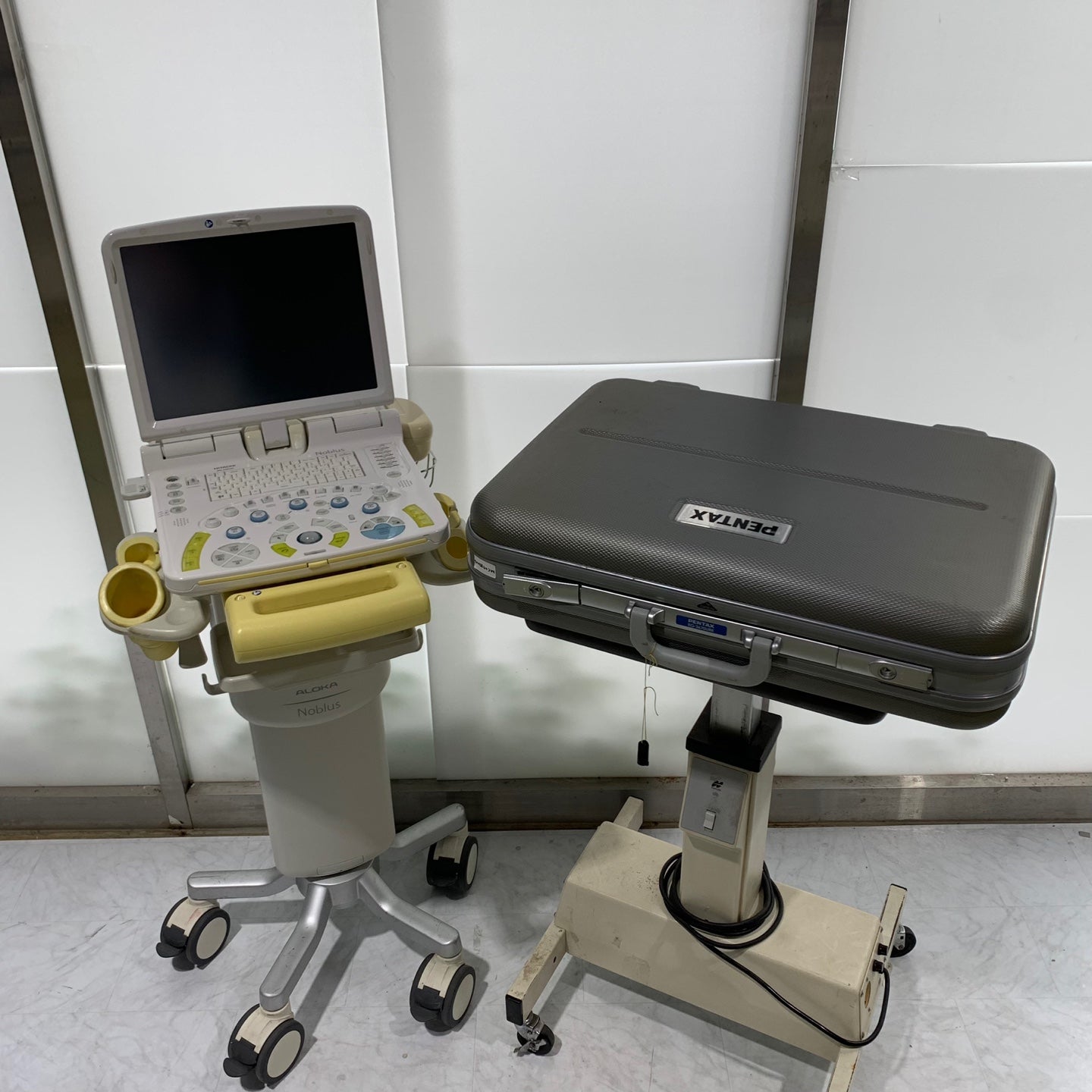 Used Aloka hitachi noblus ultrasound with pentax EG 3670URK with